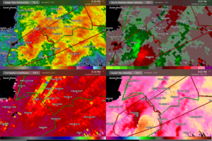 Tornado Warning Issued for Parts of Etowah and Calhoun Counties