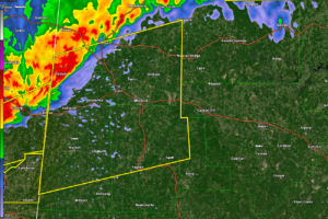 Severe Thunderstorm Warning for Parts of Fayette, Lamar, Marion Until 445 am