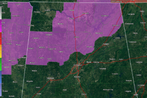 Colbert, Lauderdale, and Franklin Counties Removed from the Tornado Watch