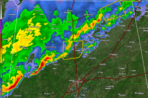 New Severe Thunderstorm Warning for Jackson County Until 545 am