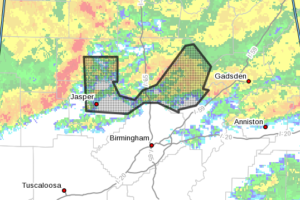 Flash Flood Warning Posted for Parts of Blount, Walker, and Winston Counties Until 1015 am: Water Rescues Underway