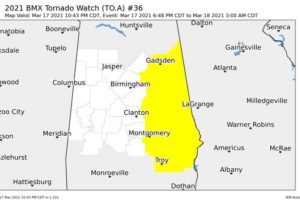 A Few More Counties Have Been Removed From the Tornado Watch