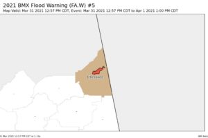 Flood Warning for Cherokee Co. Until 1:00 pm Thursday