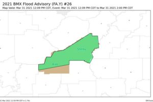 Flood Advisory for Bibb & Shelby Co. Until 2:00 pm