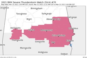 A Few Counties Canceled from the Severe Thunderstorm Watch