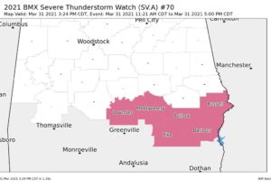 A Couple More Counties Removed from the Severe Thunderstorm Watch