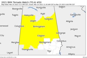 Counties Added to Tornado Watch