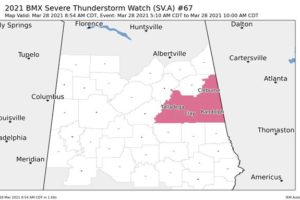 More Counties Removes from the Severe T-Storm Watch