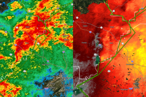 Rotating Storm Riding Along the Walker/Jefferson County Line