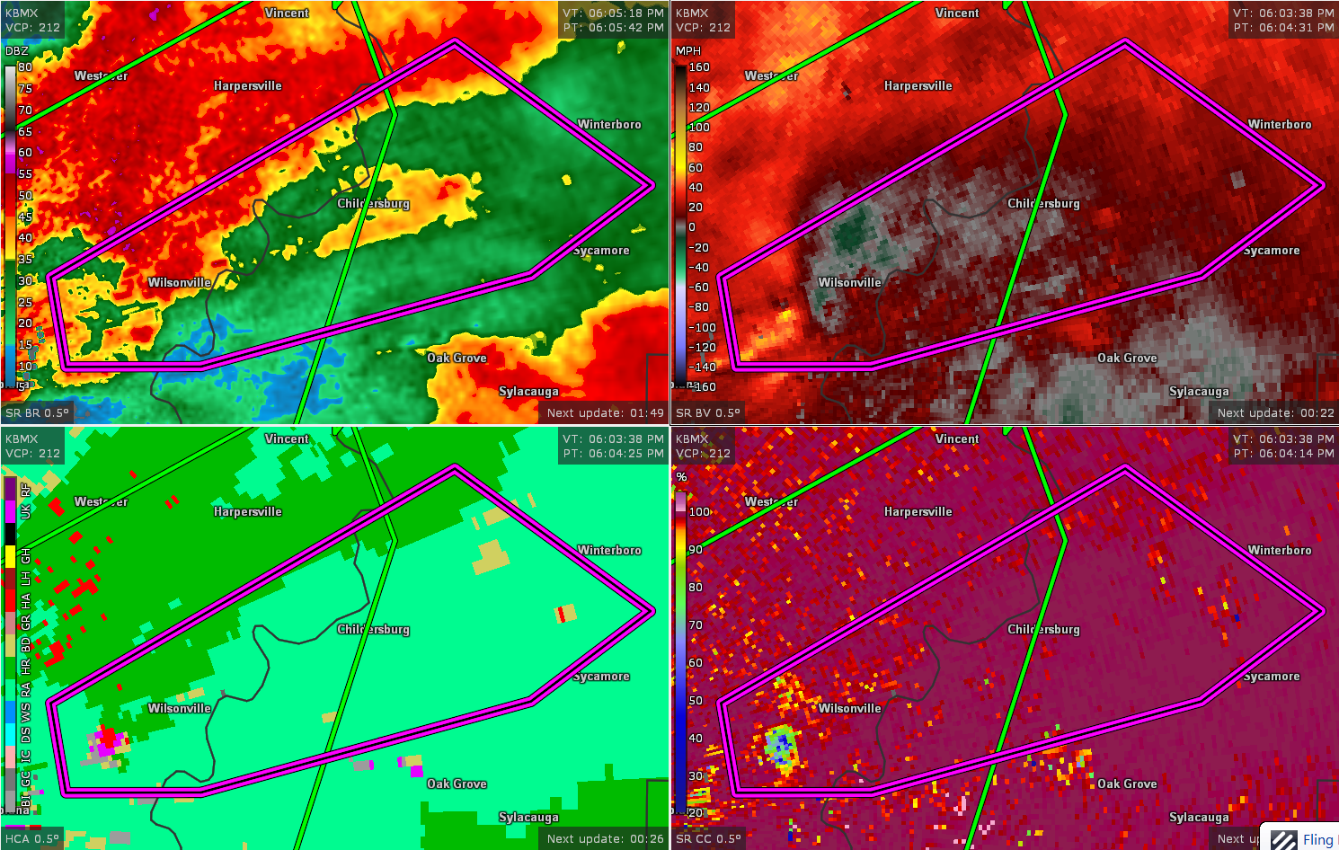 Canceled Tornado Emergency For Shelby Talladega Co Until 6 30 Pm The Alabama Weather Blog Mobile