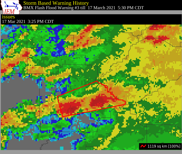 Flash Flood Warning for Tuscaloosa Co. Until 5:30 pm : The Alabama Weather Blog - Vimarsana News