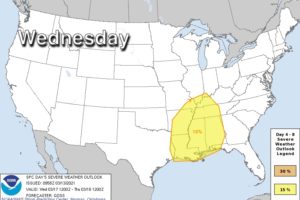 Significant Severe Weather Event Possible Wednesday (March 17)