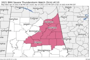 Several Counties Have Been Removed from the Severe Thunderstorm Watch
