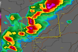 Severe Thunderstorm Warning for Jefferson, St. Clair Co. Until 5:30 pm