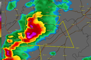 Severe Thunderstorm Warning for Blount, St. Clair Co. Until 5:30 pm