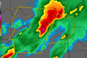 Severe T-Storm Warning for Barbour Co. Until 6:45 pm