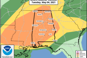Strong To Severe Storms Likely Across Alabama Through Tonight