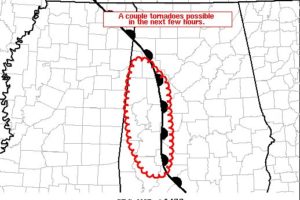 Tornado Watch Being Drawn Up… A Couple Tornadoes Possible Over the Next Few Hours