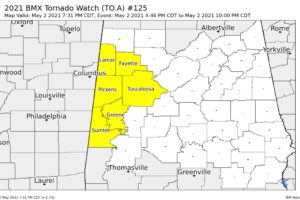 Several Counties on Eastern Side of Tornado Watch Canceled