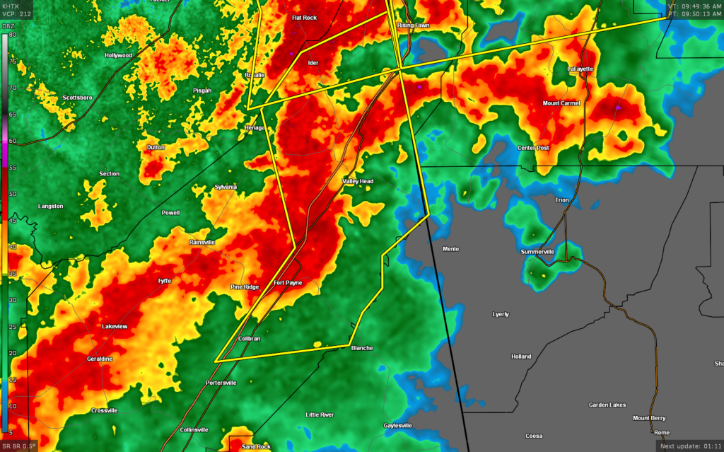 EXPIRED Severe TStorm Warning for Parts of DeKalb Co. Until 1015 am