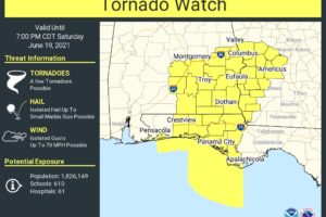 New Tornado Watch Until 7 p.m.