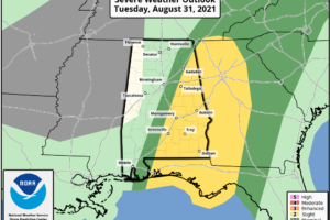 Tropical Rain Continues/Isolated Tornadoes Still Possible