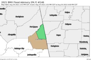 Flood Advisory for Parts of Cherokee Co. Until 6 pm