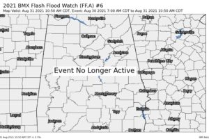 Flash Flood Watch Has Been Canceled for Central Alabama