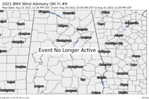 Wind Advisory for All of Central Alabama Has Been Canceled