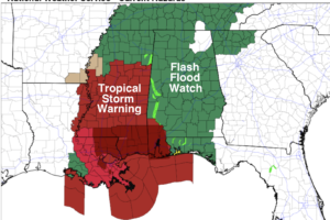 Breezy And Wet/Isolated Tornadoes Possible