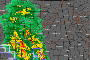 A Quick Check on Central Alabama’s Weather at 10 am