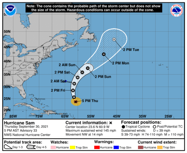 Tropical Storm Warning Now in Effect for Bermuda - alabamawx.com