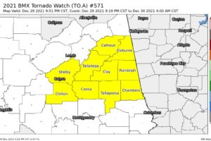 Updates to the Tornado Watches in Effect