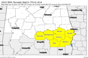 Several Counties Removed from Tornado Watch