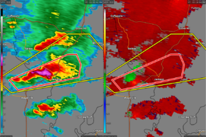 Tornado Warning Just South of the Area for Washington & Clarke Counties