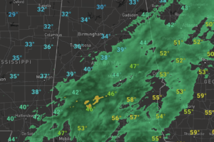 Midday Nowcast: Much Colder, Rain Shifting South Midday Nowcast: Much Colder, Rain Shifting South
