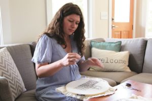 Alabama NewsCenter — Opelika’s Abby Snelling makes a stitch in time to embroider history into art