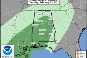 Wet, Unsettled Weather For Alabama Through Friday