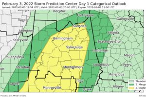 SPC Updates Slight Risk with Movement of Storms