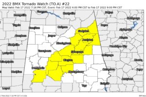More Counties Cleared from the Tornado Watch
