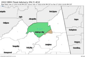 EXPIRED — Areal Flood Advisory for Parts of Etowah Co. Until 10 pm