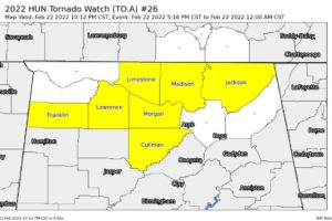 A Couple More Counties Removed from the Tornado Watch