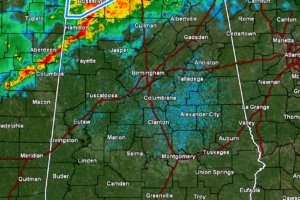 The Severe Weather Threat Has Ended; Tornado Watch In the Process of Being Canceled for North/Central Alabama
