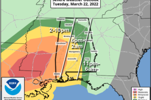 Severe Storms Possible Tomorrow Afternoon/Night