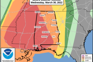High Impact Wind/Storm Event Tonight For Alabama