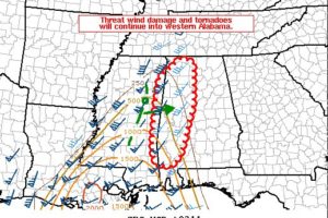 Latest Mesoscale Discussion — Severe Threat Continues Across Tornado Watch Locations