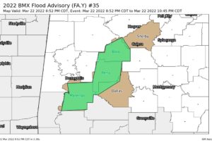 FLOOD ADVISORY: Parts of Bibb, Dallas, Marengo, Perry, Shelby Co. Until 11:45 pm