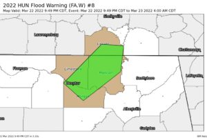 AREAL FLOOD WARNING: Parts of  Limestone, Madison, Morgan Co. Until 4 am Wednesday