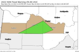 AREAL FLOOD WARNING: Parts of Franklin, Lawrence, Morgan Co. Until 1 am