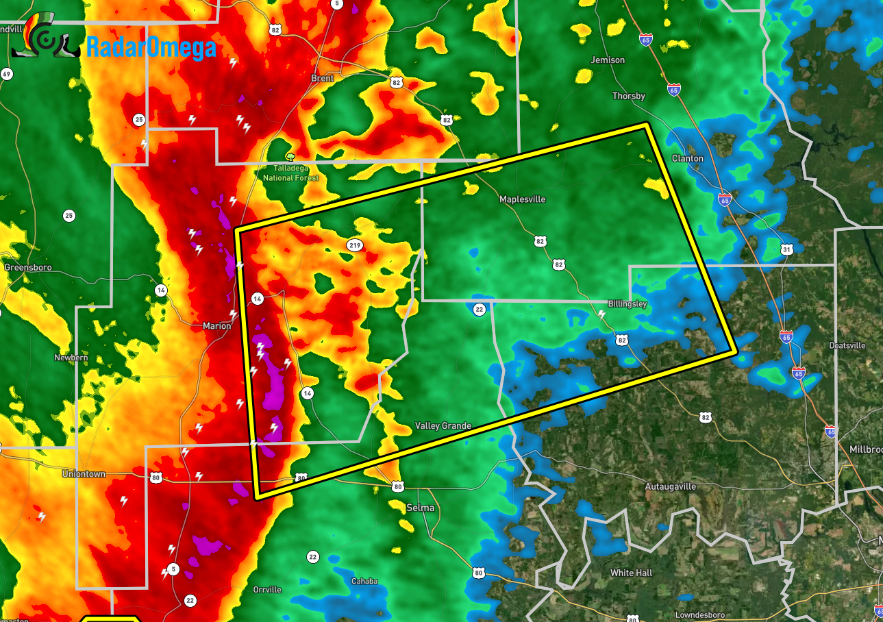 EXPIRED — SEVERE TSTORM WARNING Parts of Autauga, Chilton, Dallas